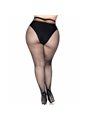 Leg Avenue - Collant a Rete Taglia Plus Nero