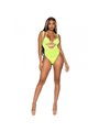 Leg Avenue - Top Bikini Avvolgente + Body con Strass Taglia Unica