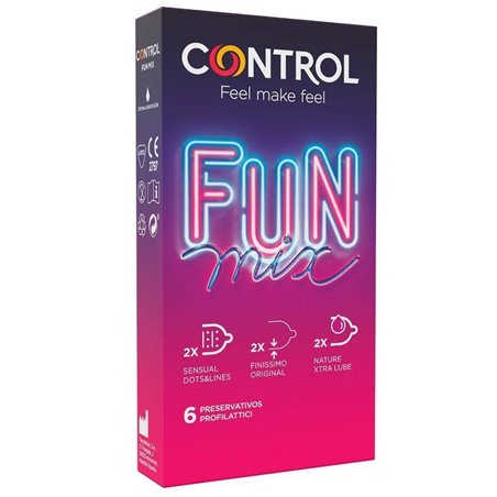 Control Feel Fun Mix - Preservativi Finissimi 6 Unità