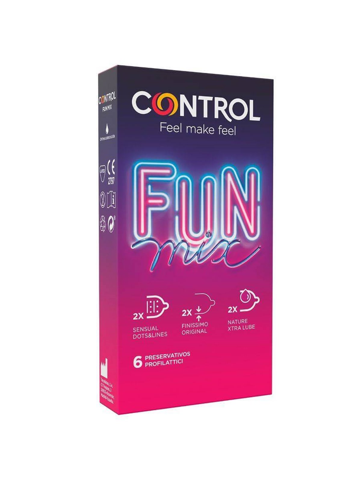 Control - Feel Fun Mix 6 Uds