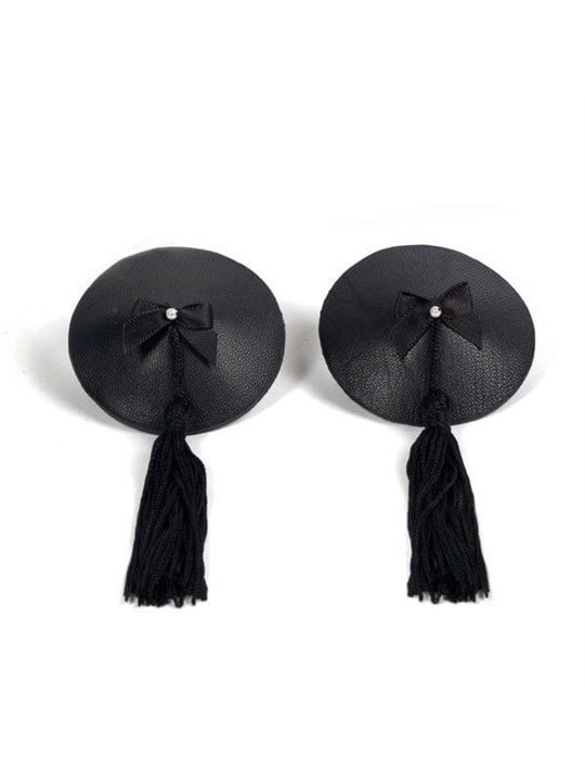 Bijoux Indiscrets Burlesque Pasties - Copricapezzoli Neri con Nappe