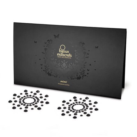 Bijoux Indiscrets Mimi - Copricapezzoli con Strass - Nero
