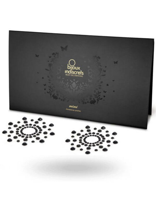 Bijoux Indiscrets Mimi - Copricapezzoli con Strass - Nero
