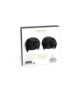 Bijoux Indiscrets Burlesque Pasties Bow - Copricapezzoli Lucidi con Fiocco