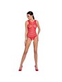 Passion Woman Bs086 Red Bodystocking One Size