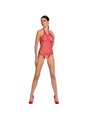 Passion - Woman Bs087 Red Bodystocking One Size