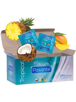 Pasante - Condoms Tropical Flavors 144 Units