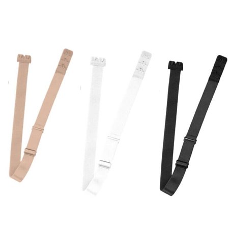 Bye-Bra - Prolunga Reggiseno a 2 Ganci per Scollo Posteriore - Set 3 Colori