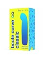 B Swish - Bcute Curve Infinite Classic Rechargeable Silicone Vibrator Yellow