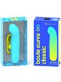 B Swish - Bcute Curve Infinite Classic Rechargeable Vibrator Blue Silicone