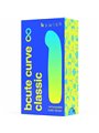 B Swish - Bcute Curve Infinite Classic Rechargeable Vibrator Blue Silicone