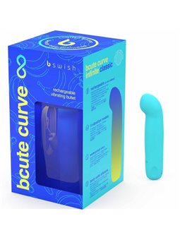 B Swish Bcute Curve Infinite Classic - Vibratore in Silicone Edizione Limitata Blu