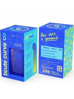 B Swish Bcute Curve Infinite Classic - Vibratore in Silicone Edizione Limitata Blu