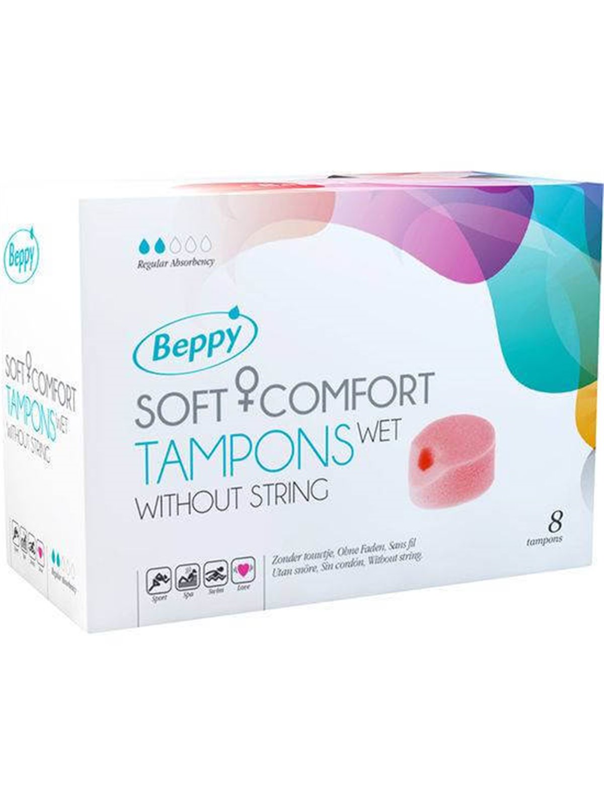 Beppy - Soft Comfort Tampons Wet 8 Units