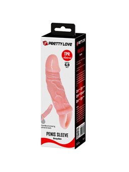 Baile - Penis Extender Sheath with Strap for Testicles 13.5 CM