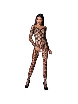 Passion - Woman Bs068 Bodystocking Black One Size
