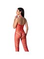 Passion - Bs100 Bodystocking Red One Size