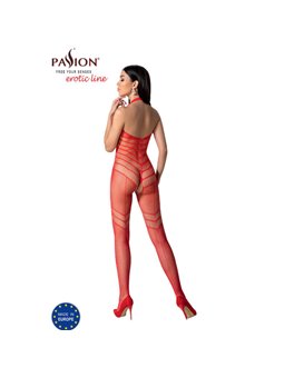 Passion - Bs100 Bodystocking Red One Size