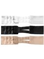Bye-Bra Accessories - Flexible Contour Extenders 2 Hooks Nude 3 Units