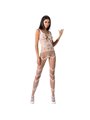 Passion Woman Bs058 White Bodystocking One Size