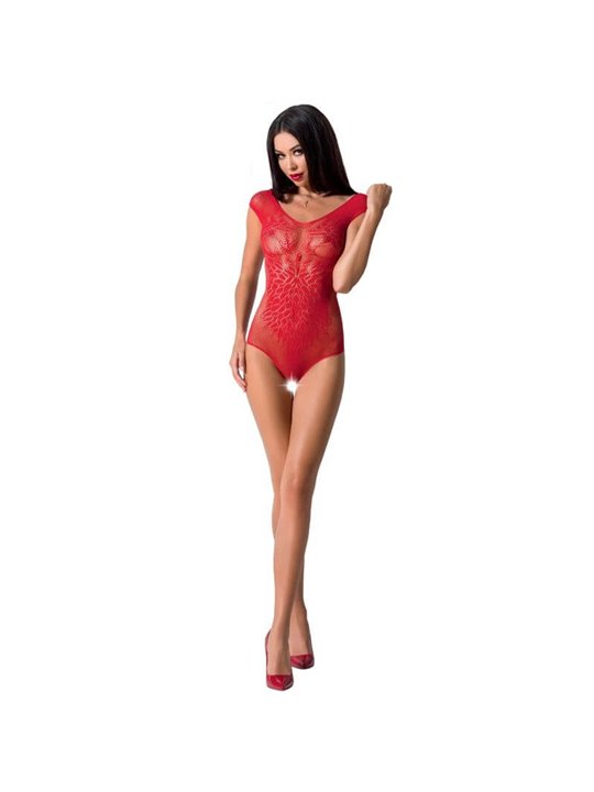 Passion Woman Bs064 Red Bodystocking One Size