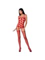 Passion - Woman Bs067 Red Bodystocking One Size