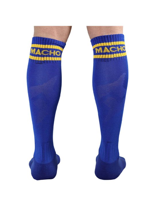 Macho - Long Socks One Size Blue