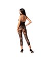 Passion - Woman Bs081 Bodystocking Black One Size