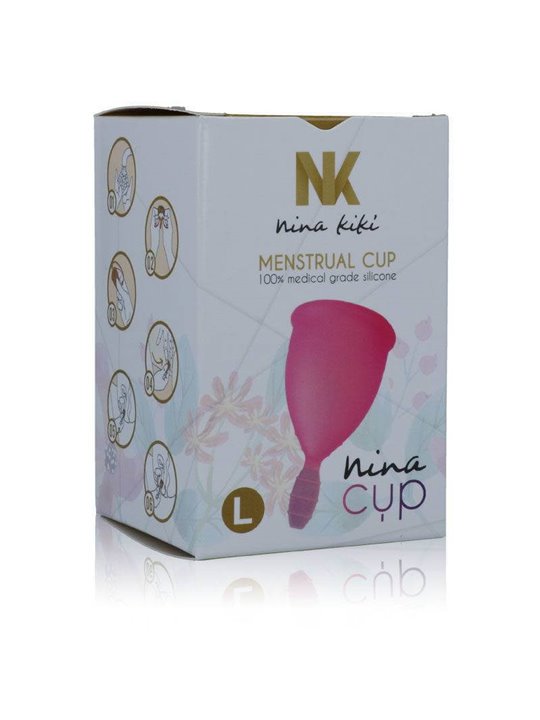 Nina Cup Menstrual Cup Size Pink L