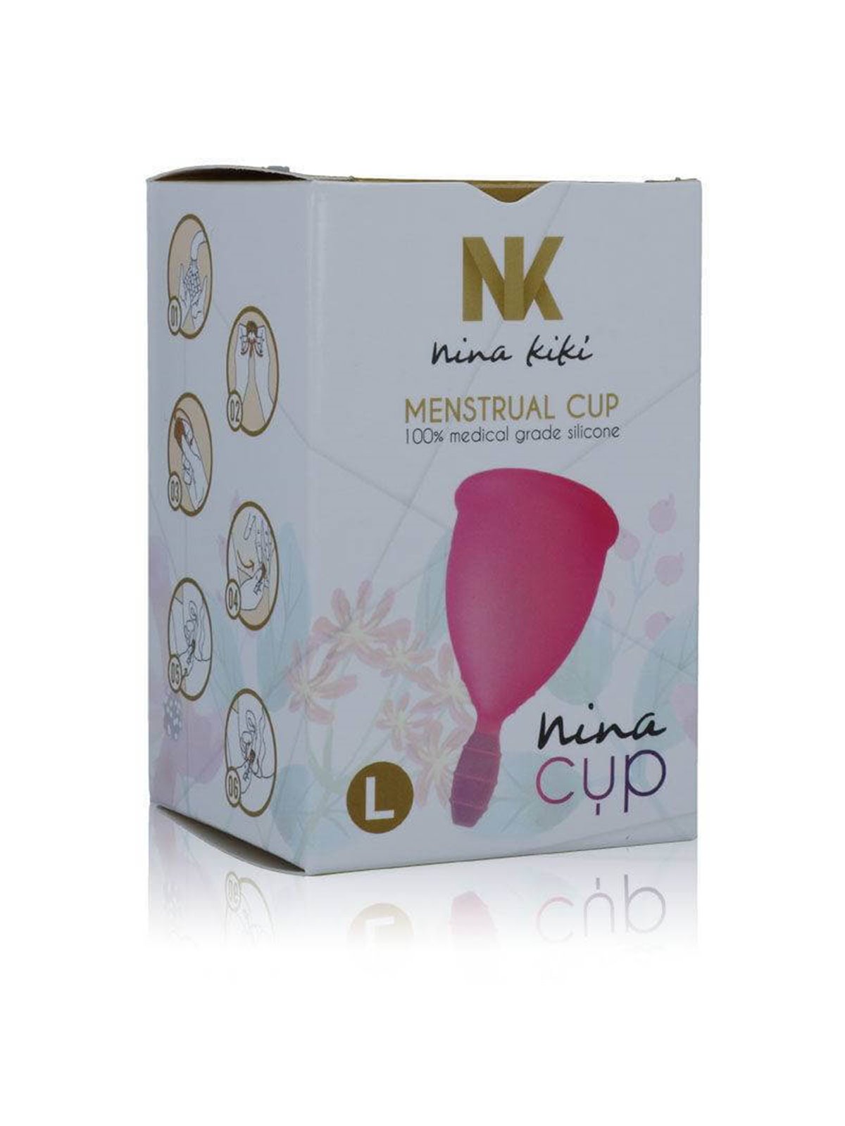 Nina Cup Menstrual Cup Size Pink L