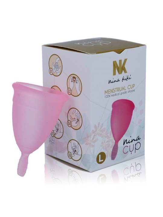 Nina Cup Menstrual Cup Size Pink L