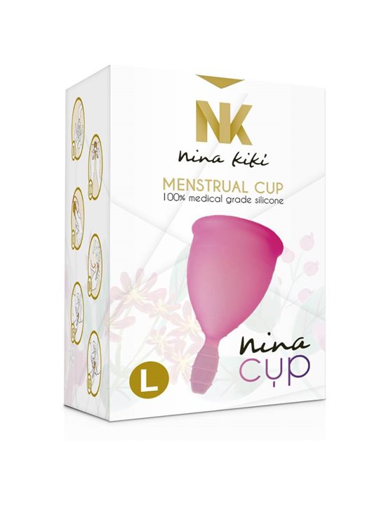 Nina Cup Menstrual Cup Size Pink L