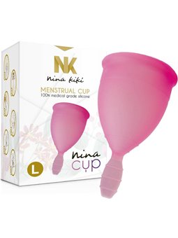 Nina Cup Menstrual Cup Size Pink L