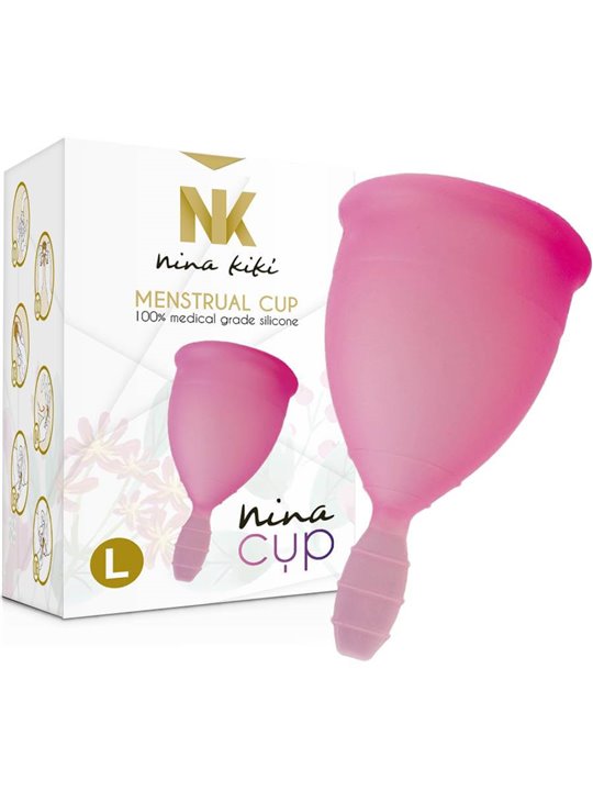 Nina Cup Menstrual Cup Size Pink L