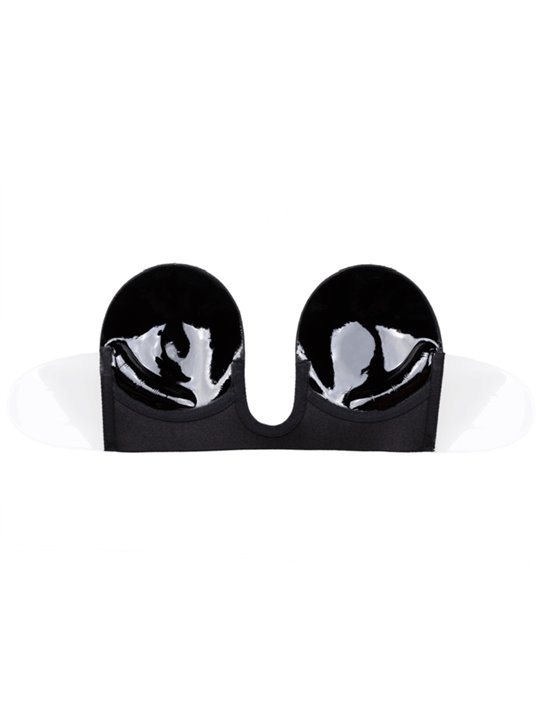 Bye-Bra - Bra Without Handles Shape U Black Cup A