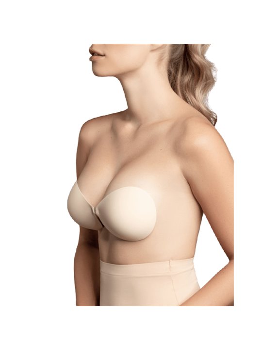 Bye-Bra - Reggiseno Adesivo Invisibile Riutilizzabile - Coppa a Beige