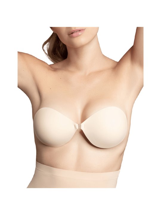 Bye-Bra - Reggiseno Adesivo Invisibile Riutilizzabile - Coppa a Beige