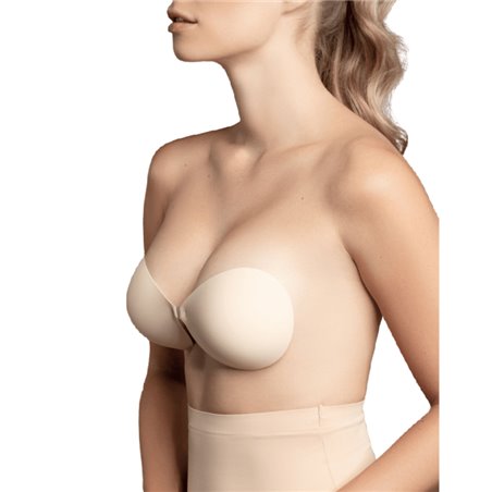 Bye-Bra - Reggiseno Adesivo Invisibile Riutilizzabile - Coppa B Beige