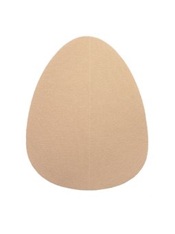 Bye-Bra - Coppe Sollevamento Seno Push-Up + 3 Paia di Copricapezzoli - Beige F/H