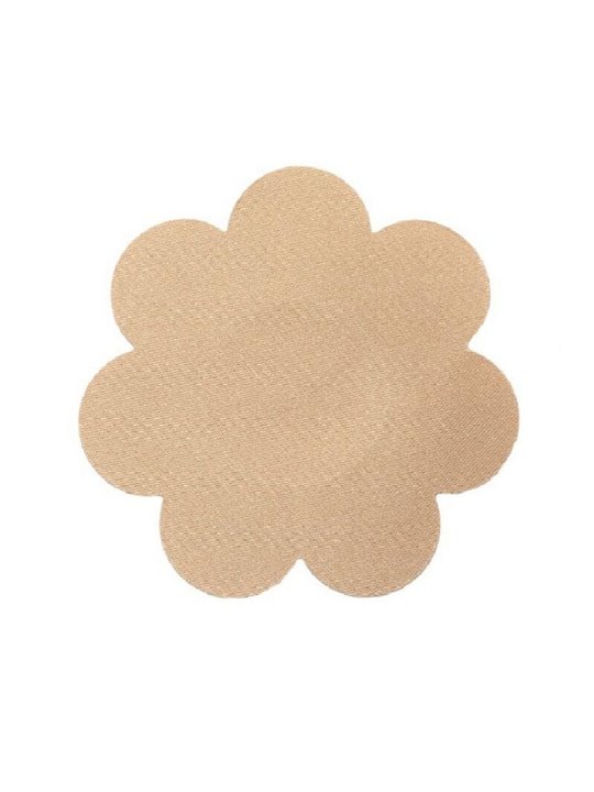 Bye-Bra - Coppe Sollevamento Seno Push-Up + 3 Paia di Copricapezzoli - Beige F/H