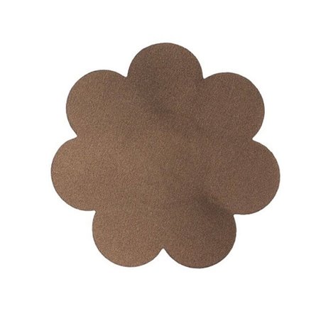 Bye-Bra - Coppe Sollevamento Seno Push-Up + 3 Paia di Copricapezzoli - Marrone D/F