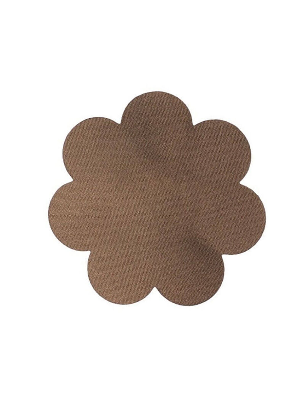 Bye-Bra - Coppe Sollevamento Seno Push-Up + 3 Paia di Copricapezzoli - Marrone D/F