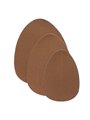 Bye-Bra - Coppe Sollevamento Seno Push-Up + 3 Paia di Copricapezzoli - Marrone D/F