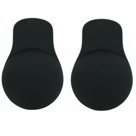 Bye-Bra - Coppe Sollevamento Seno Push-Up Adesivi Riutilizzabili - Nero Misura XL