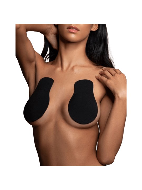 Bye-Bra - Chest Elevator Push-Up Fabric Black Size XL