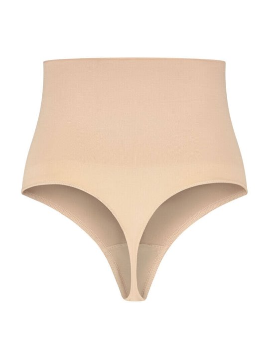 Bye-Bra Seamless - Culotte Perizoma Modellante Senza Cuciture - Taglia L Beige