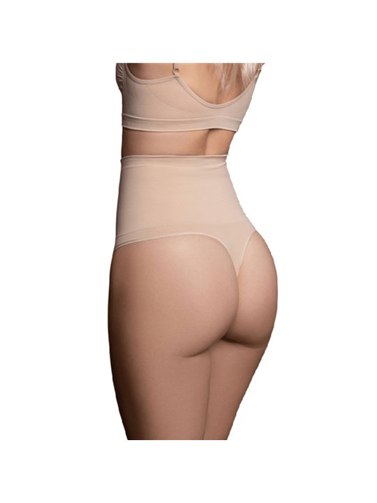 Bye-Bra - Thong Style SeaMLess Girdle Beige Size L