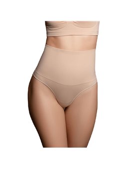 Bye-Bra Seamless - Culotte Perizoma Modellante Senza Cuciture - Taglia L Beige