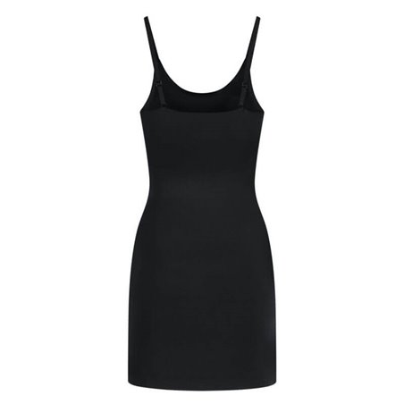 Bye-Bra Invisibile Single Dress - Sottoveste Invisibile in Microfibra - Taglia M Nero