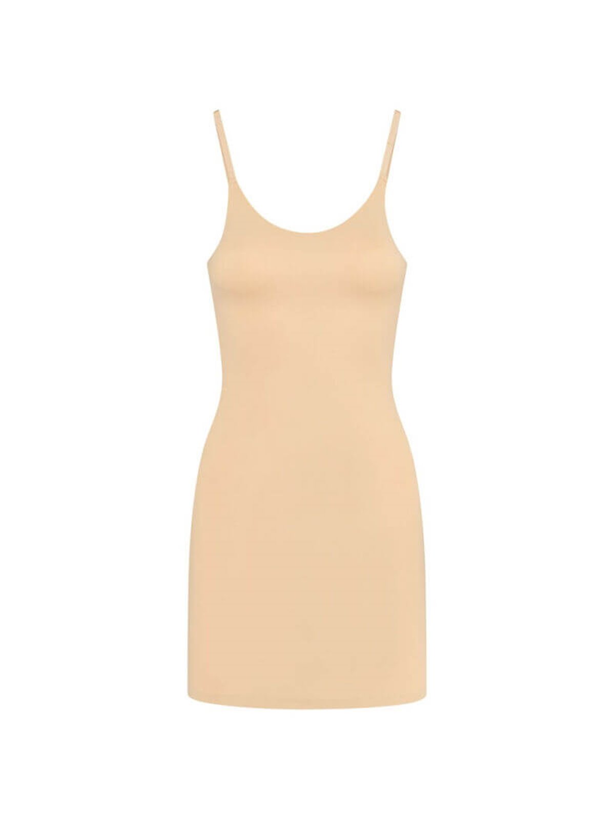 Bye-Bra Invisibile Single Dress - Sottoveste Invisibile in Microfibra - Taglia M Beige